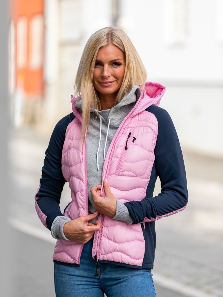 Peak Performance Helium Hybrid Hood Jacket Morning Dew