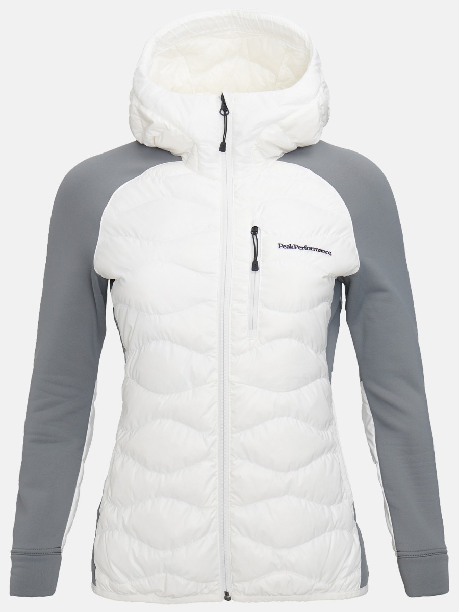 Peak Performance Helium Hybrid Hood Jacket Offwhite