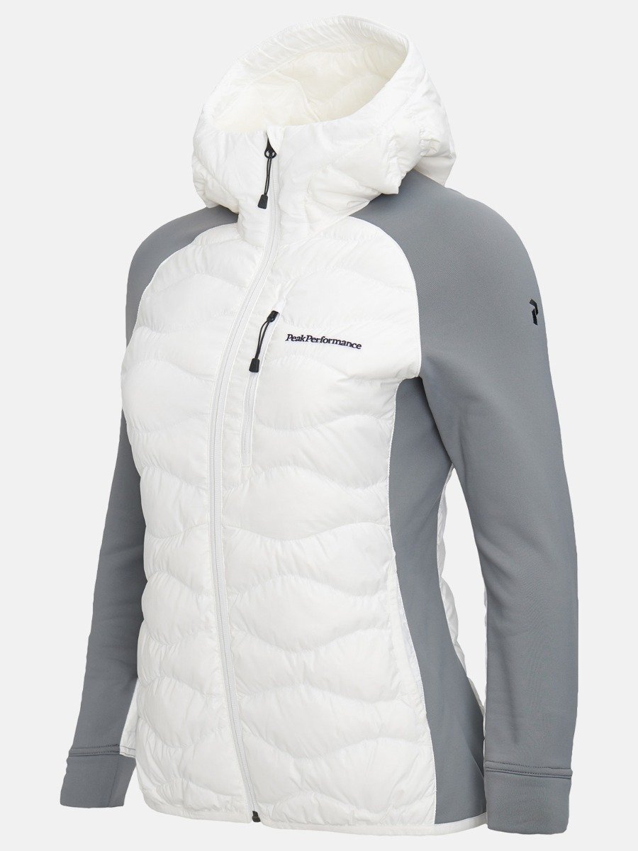 Peak Performance Helium Hybrid Hood Jacket Offwhite