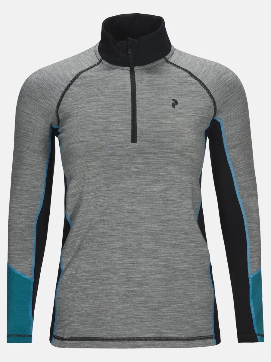 Peak Performance Magis Half Zip Grey melange