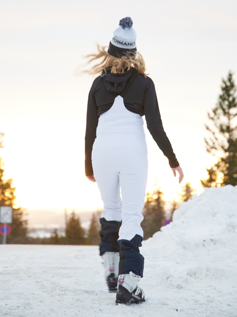 Peak Performance Strech Bib Pants Offwhite