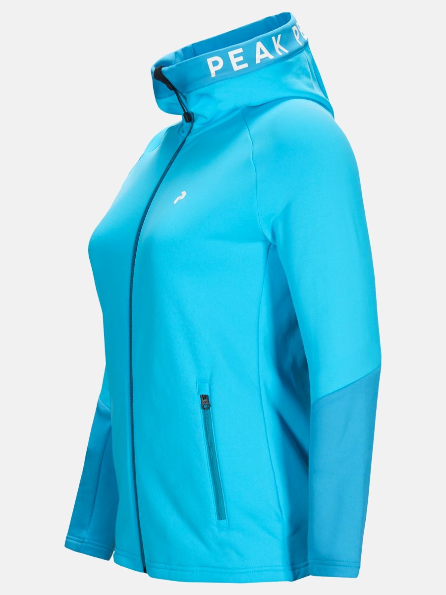 Peak Performance Ride Zip Hood Glacier Glow