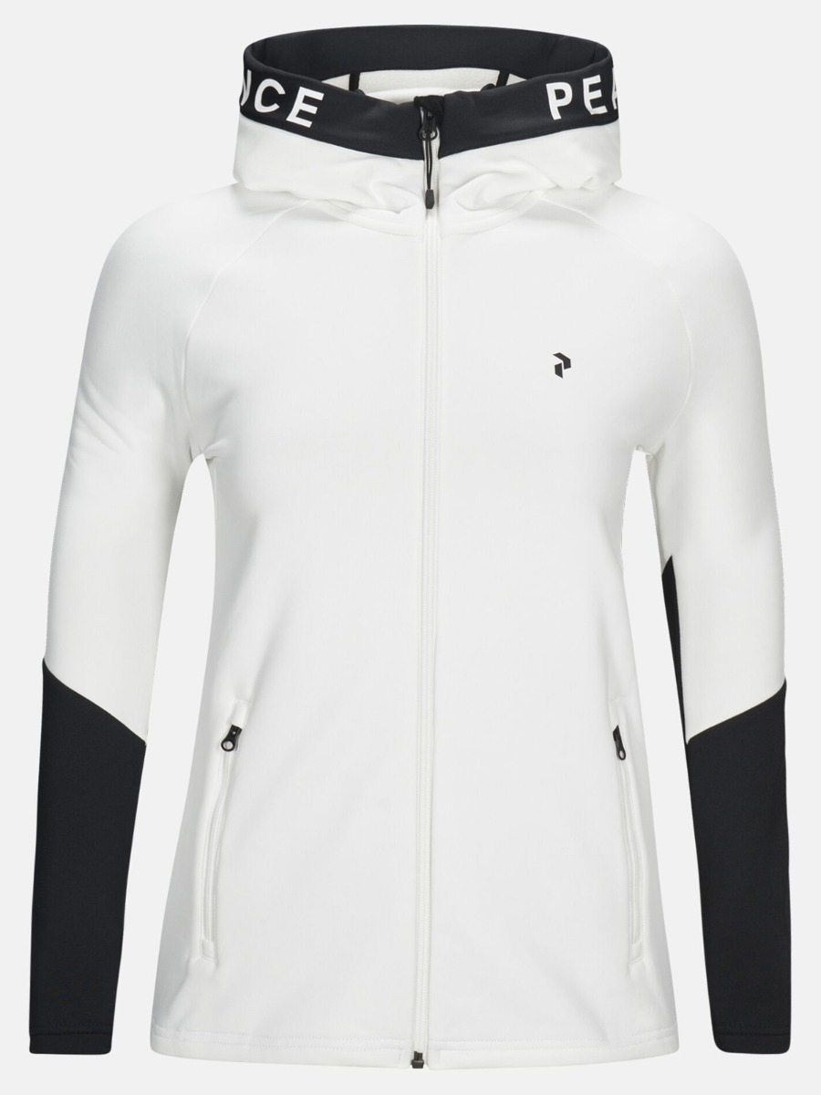 Peak Performance Rider Zip Hood Offwhite