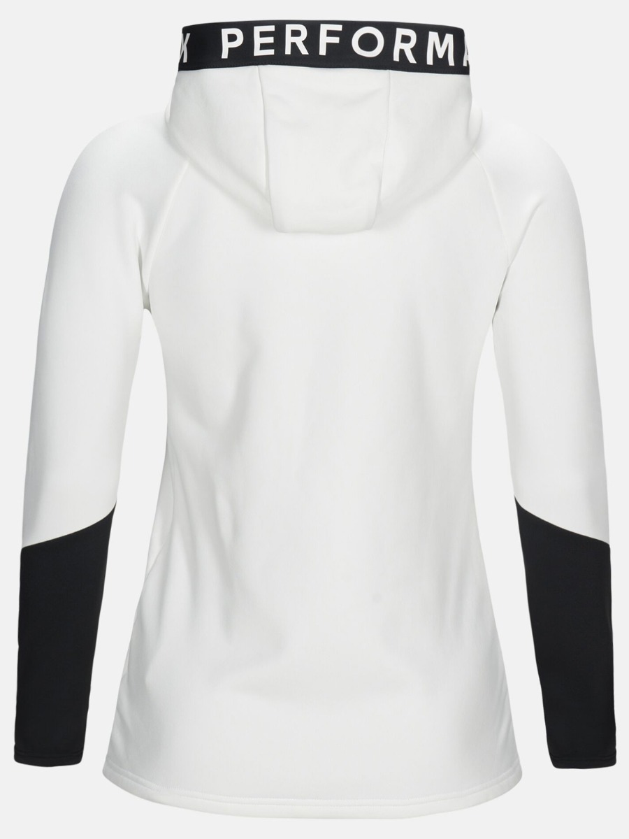 Peak Performance Rider Zip Hood Offwhite