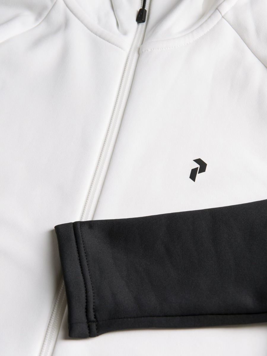 Peak Performance Rider Zip Hood Offwhite