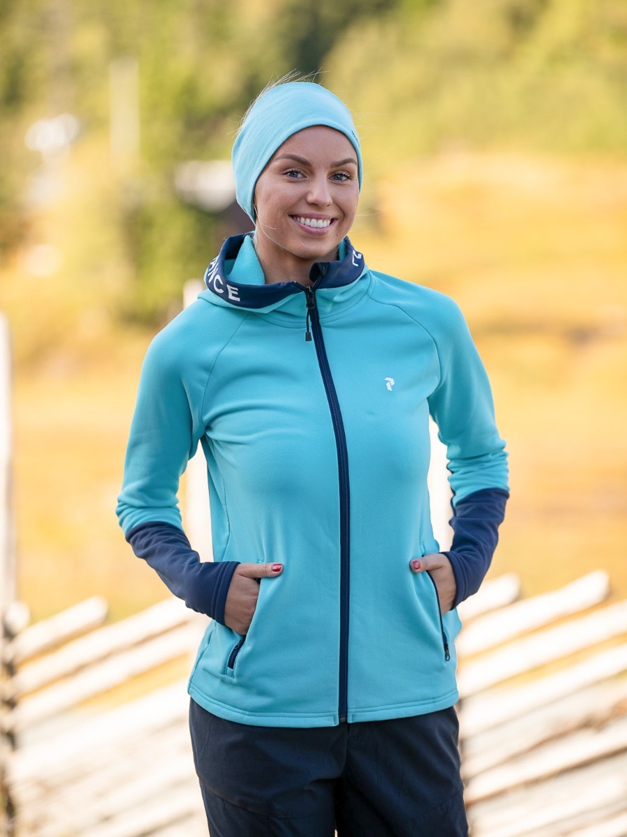 Peak Performance Ride Zip Hood Tonic Sky