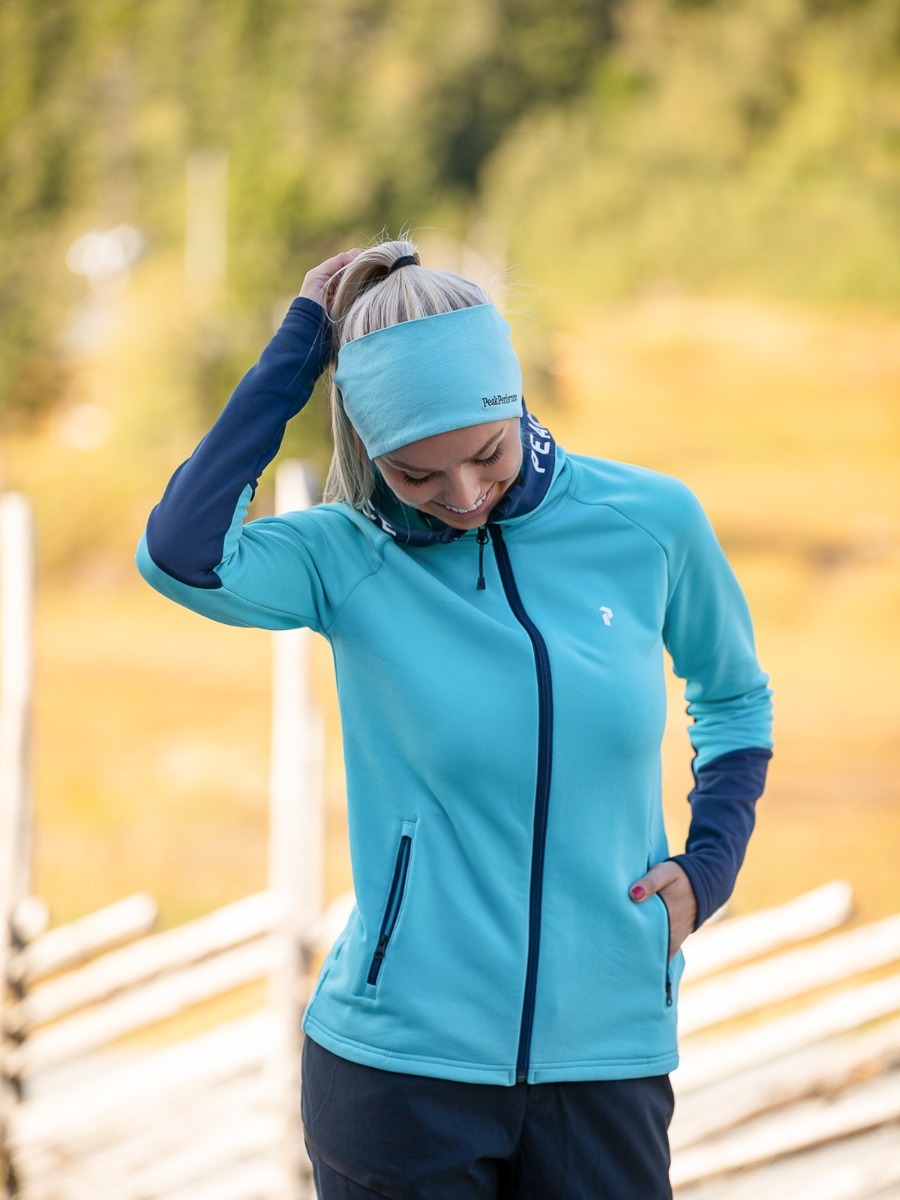 Peak Performance Ride Zip Hood Tonic Sky