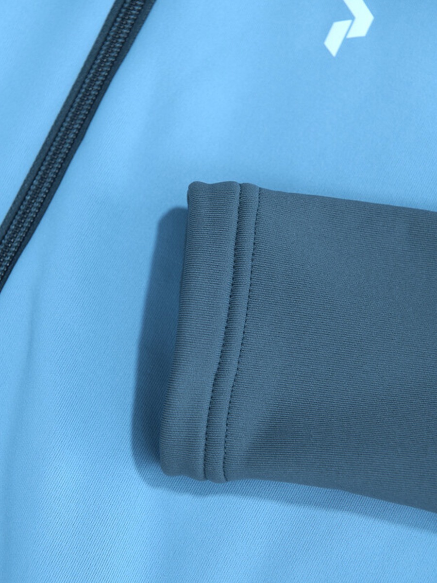 Peak Performance Rider Zip Hood Blue Elevation