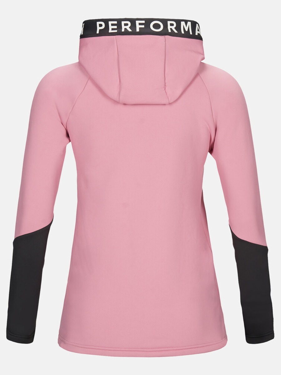 Peak Performance Rider Zip Hood Frosty Rose