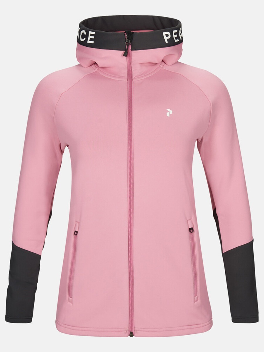 Peak Performance Rider Zip Hood Frosty Rose