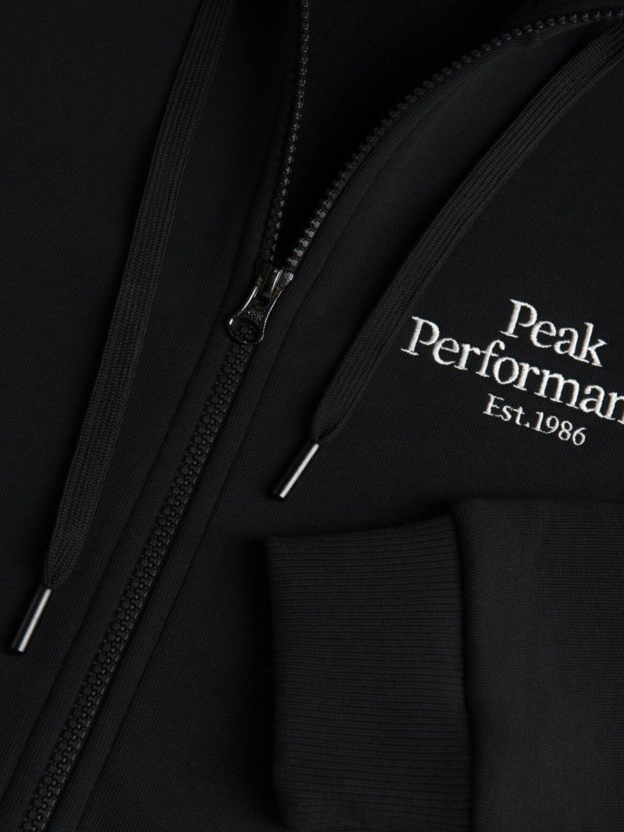 Peak Performance Original Zip Hood Black