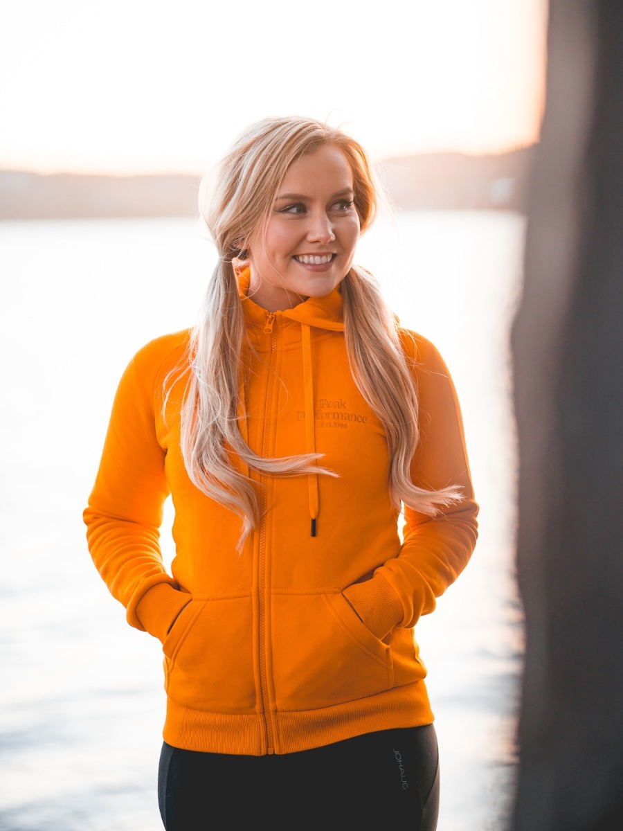 Peak Performance Original Zip Hood Explorange