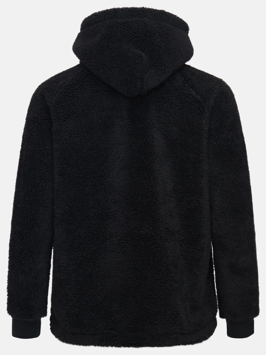 Peak Performance Original Pile Half Zip Hood Black