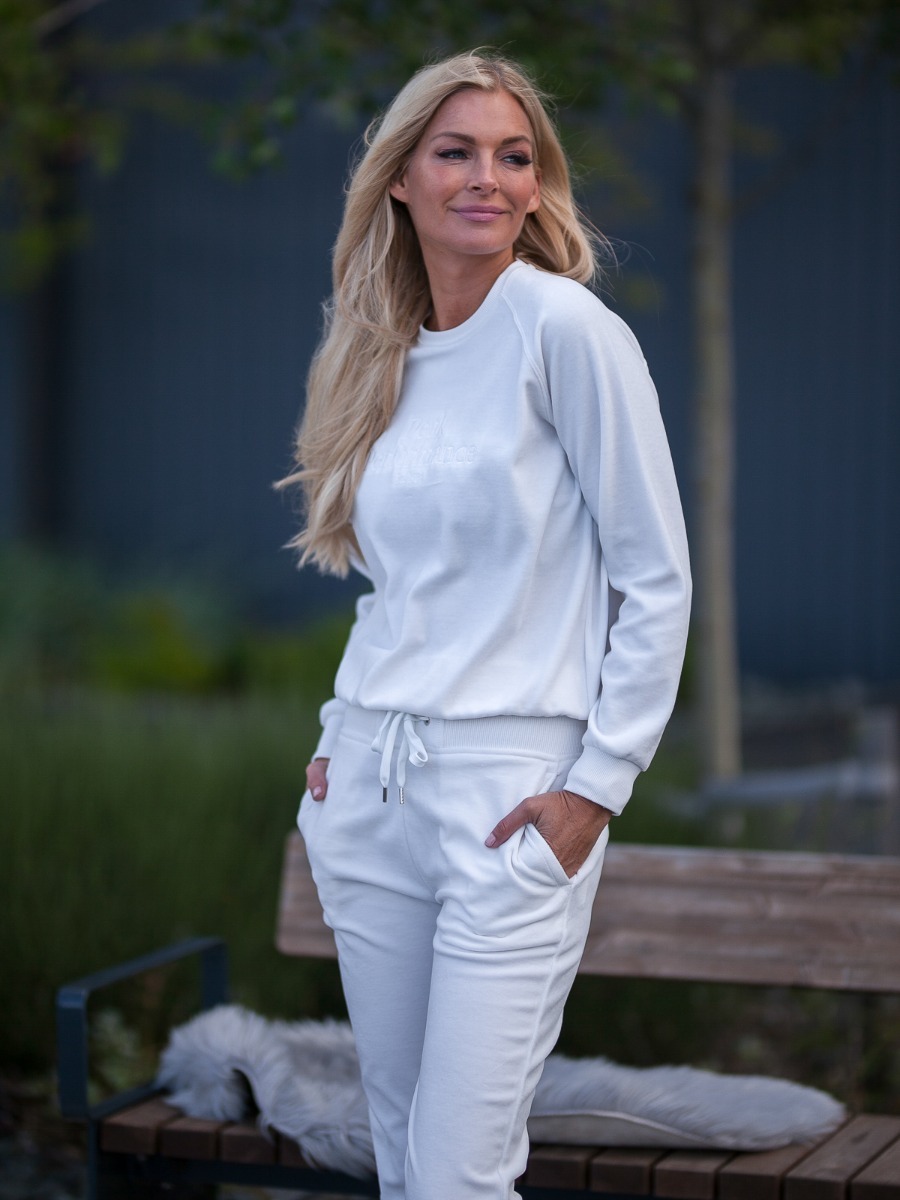 Peak Performance Original Velour Crew Offwhite