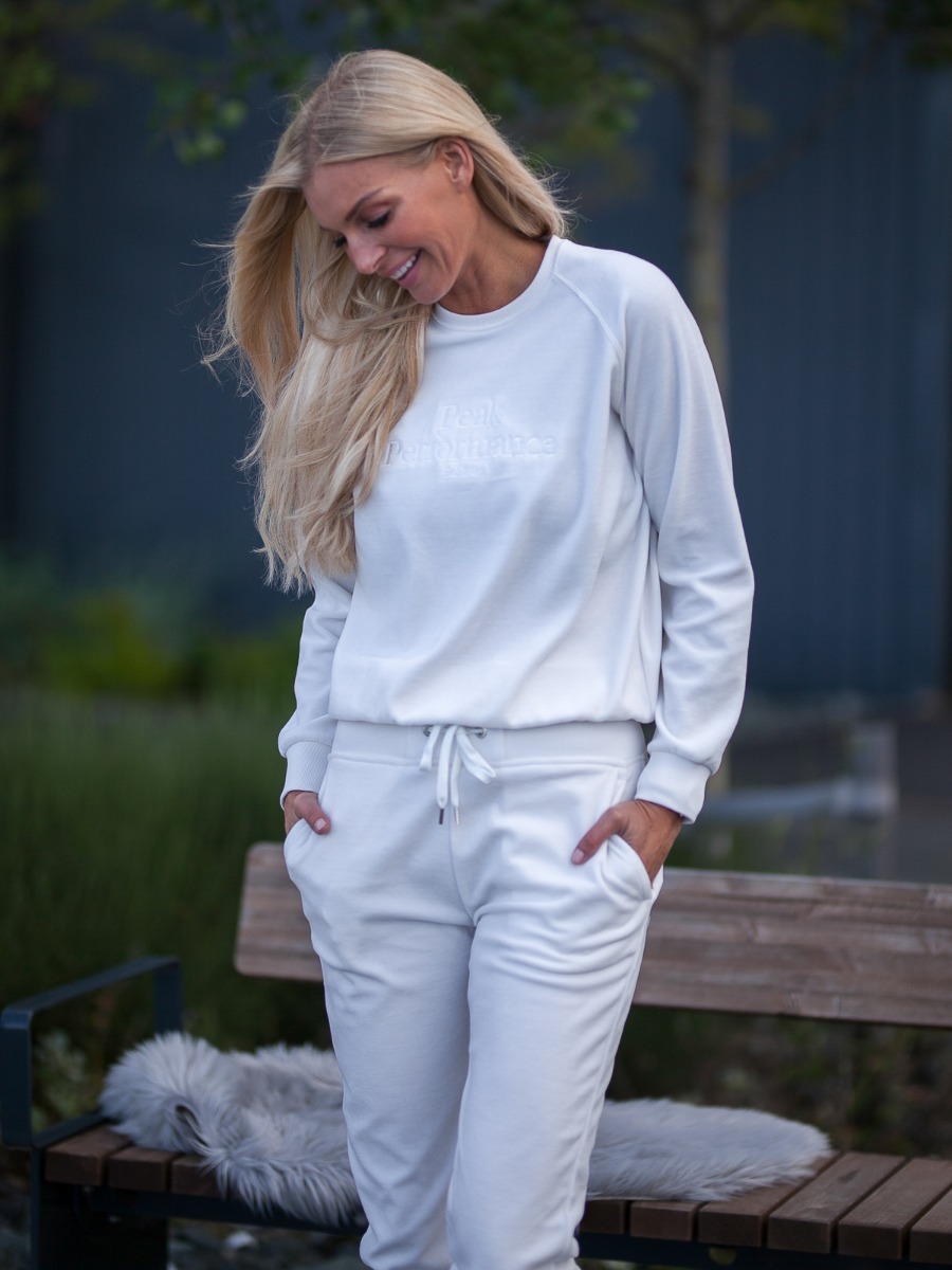 Peak Performance Original Velour Crew Offwhite