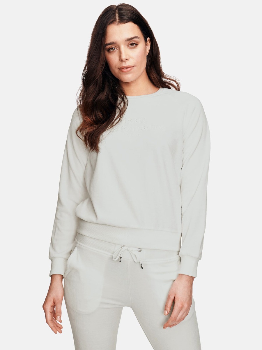 Peak Performance Original Velour Crew Offwhite