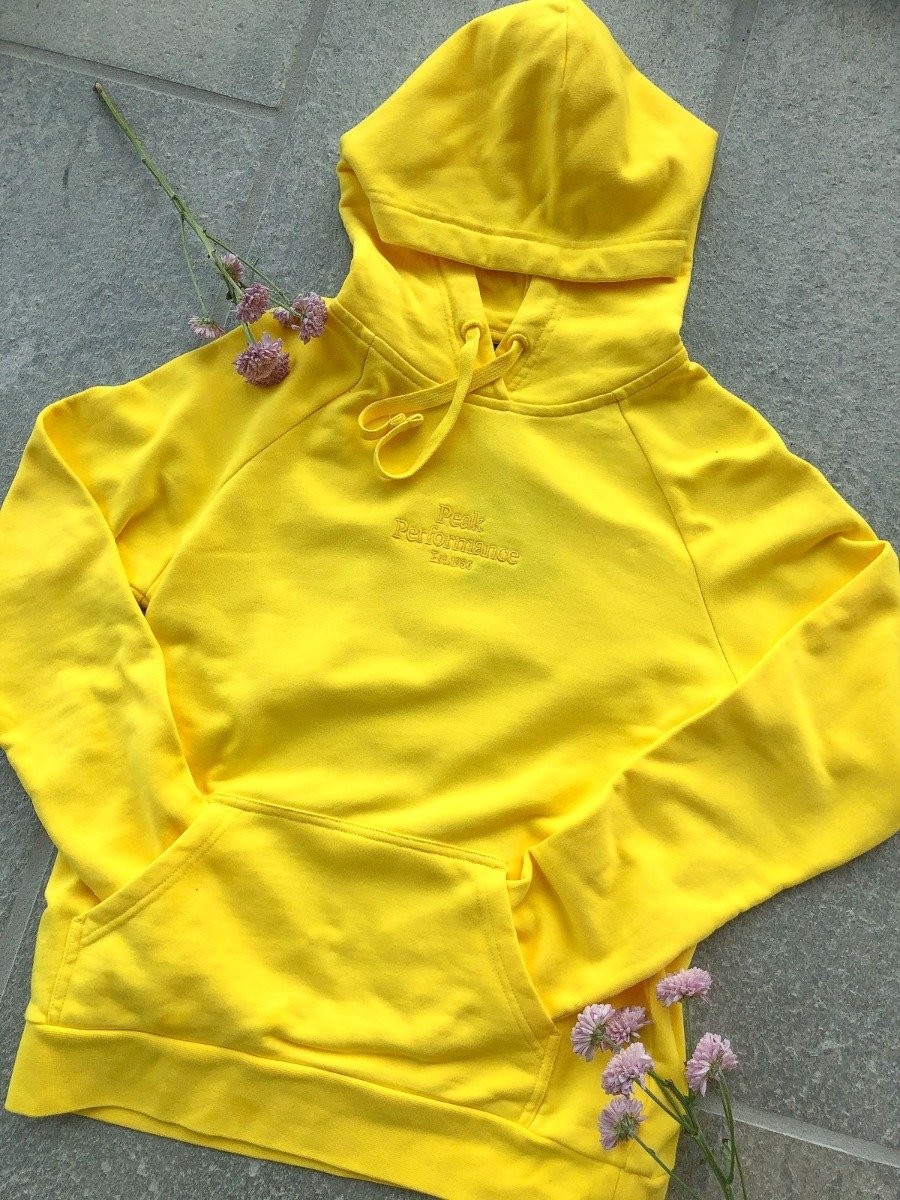 Peak Performance Original Light Hood Stowaway Yellow