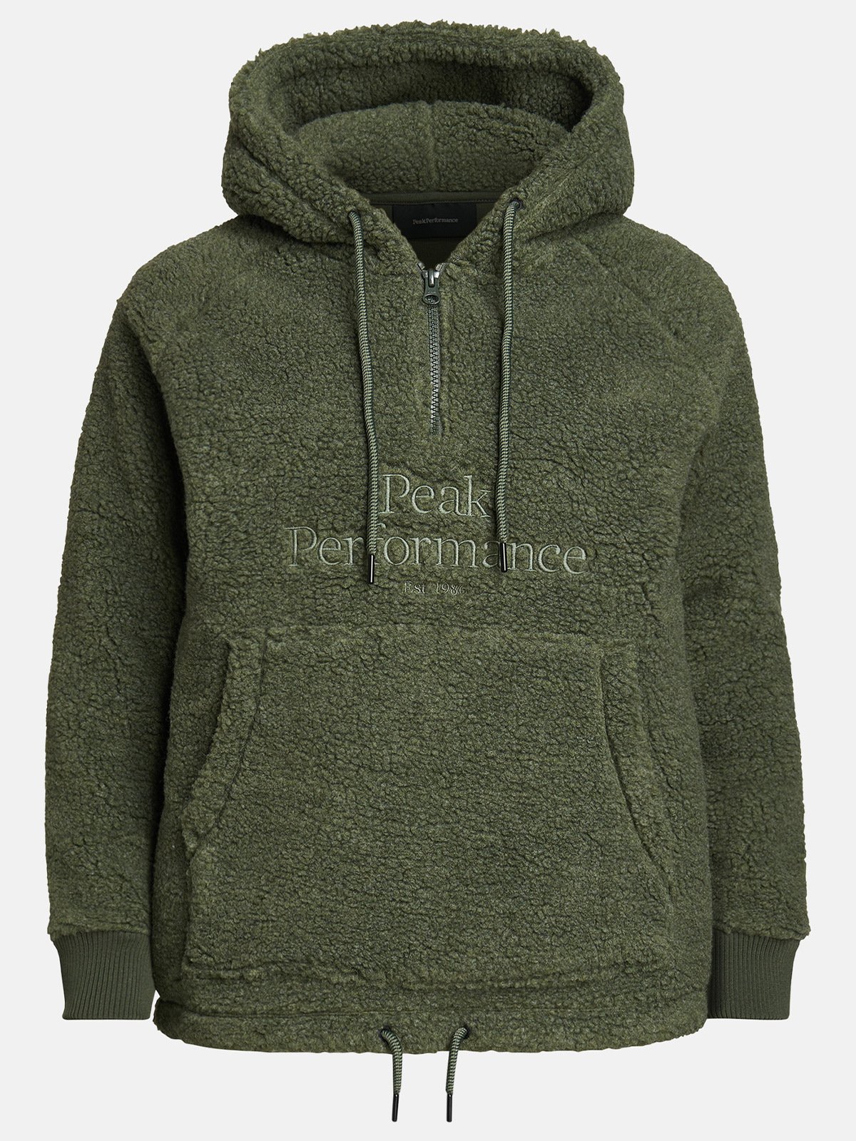Peak Performance Original Pile Half Zip Thrill Green