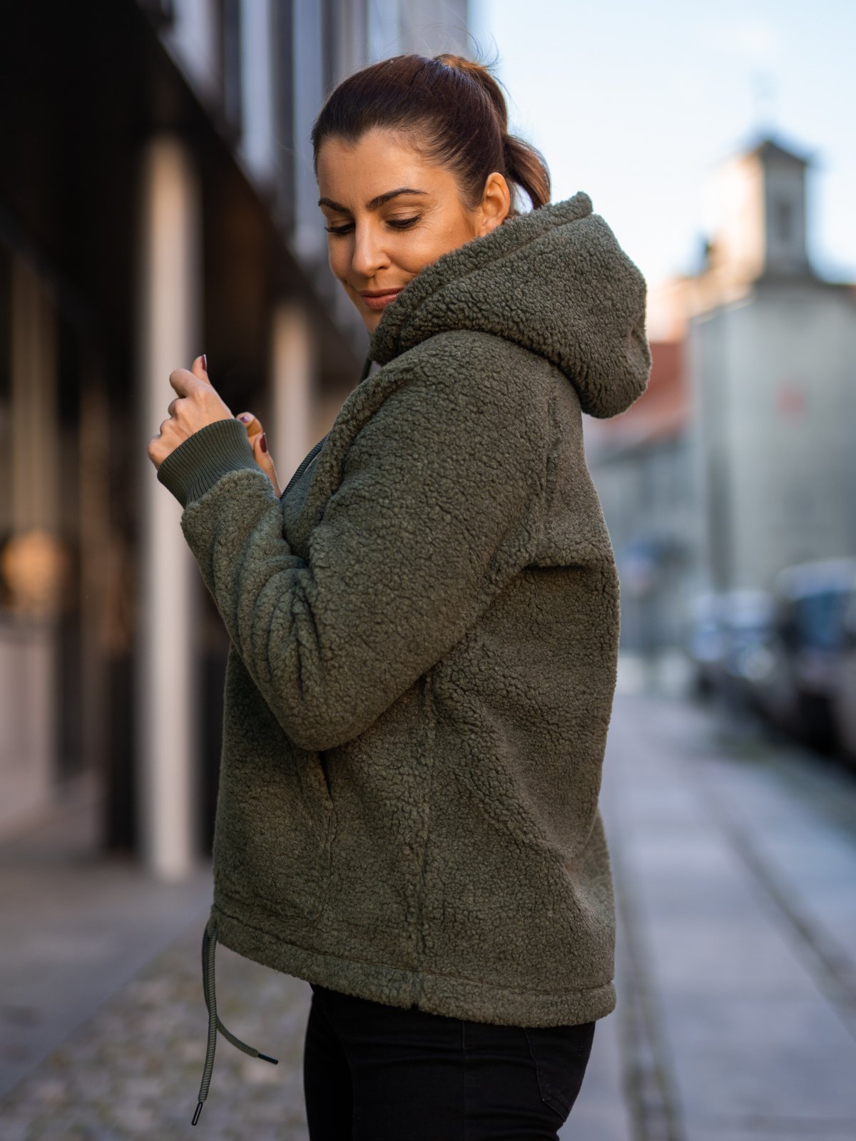 Peak Performance Original Pile Half Zip Thrill Green