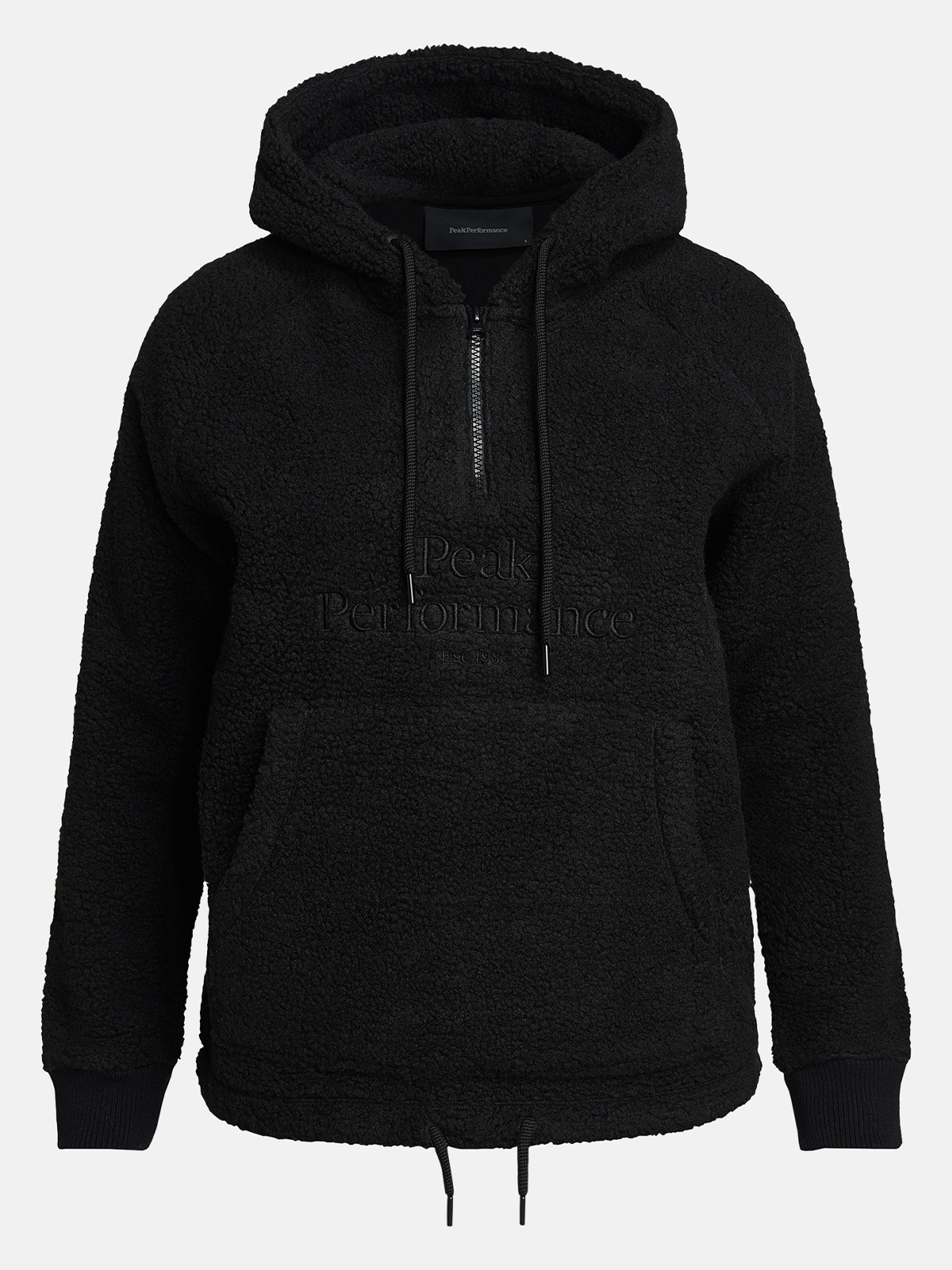 Peak Performance Original Pile Half Zip Black