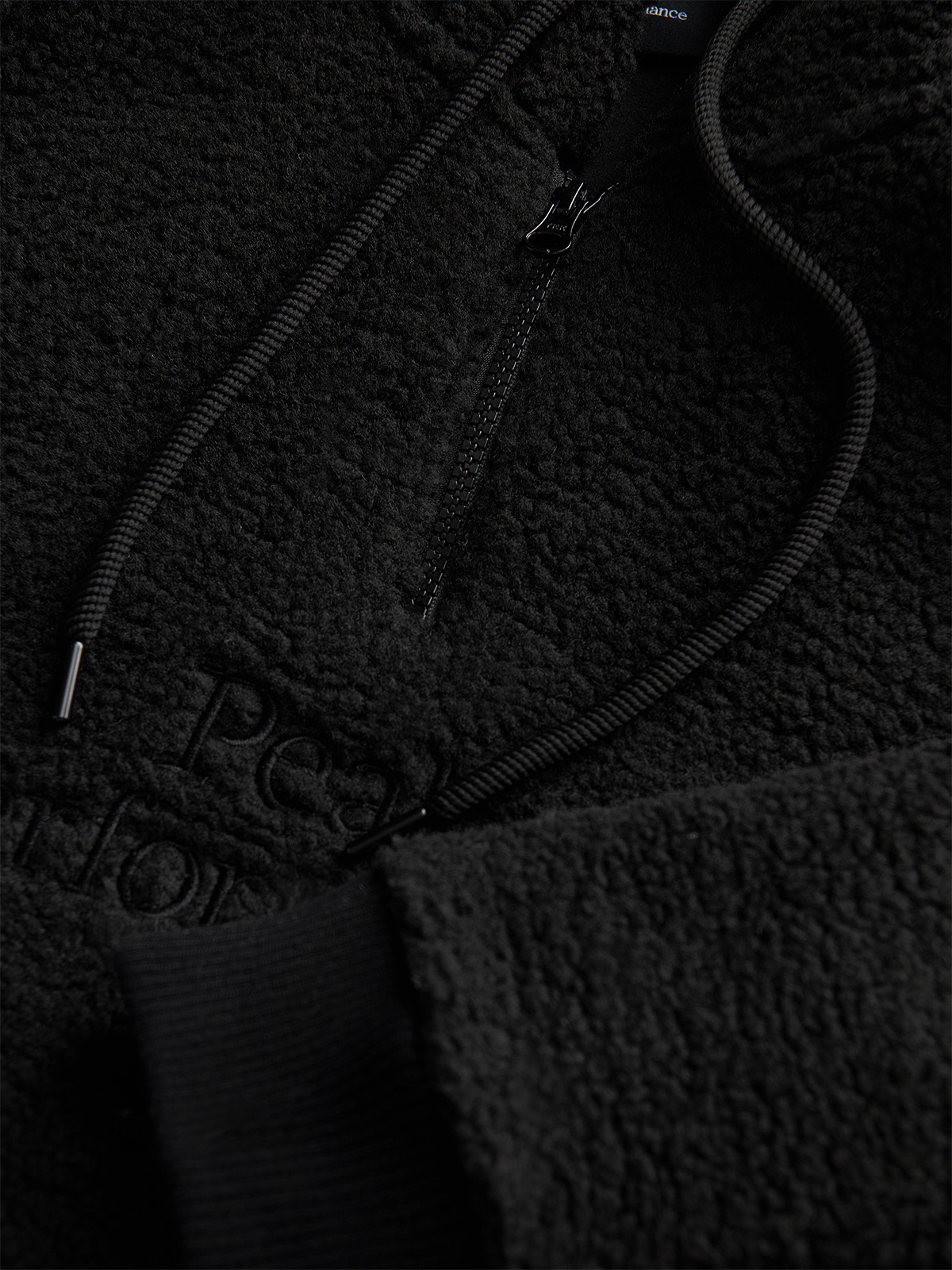 Peak Performance Original Pile Half Zip Black