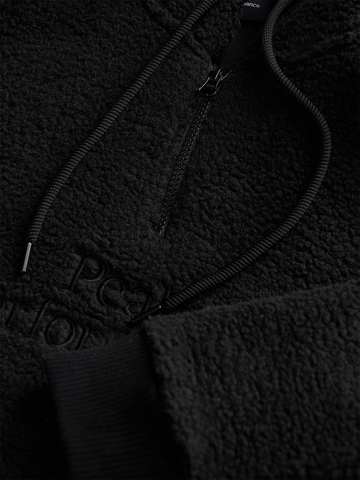 Peak Performance Original Pile Half Zip Black