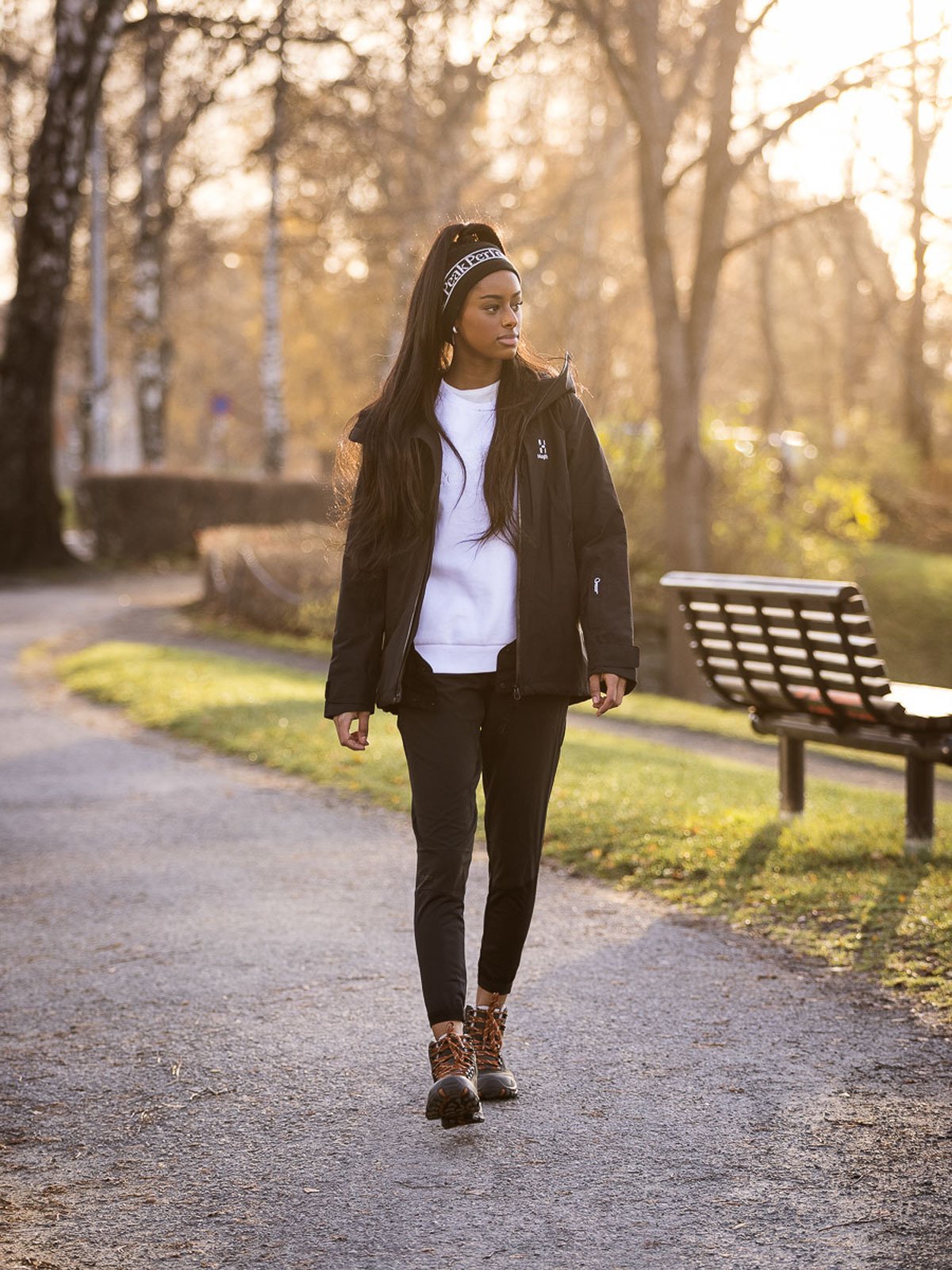 Peak Performance Pow Headband Black
