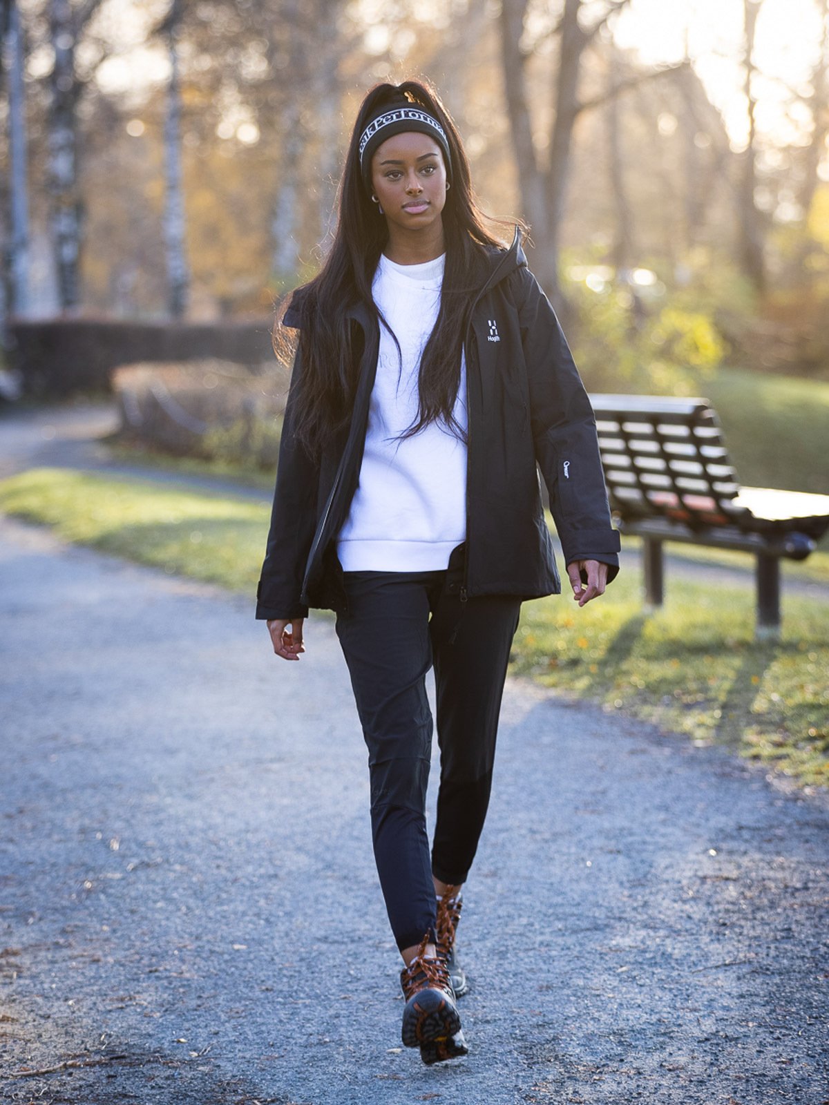 Peak Performance Pow Headband Black