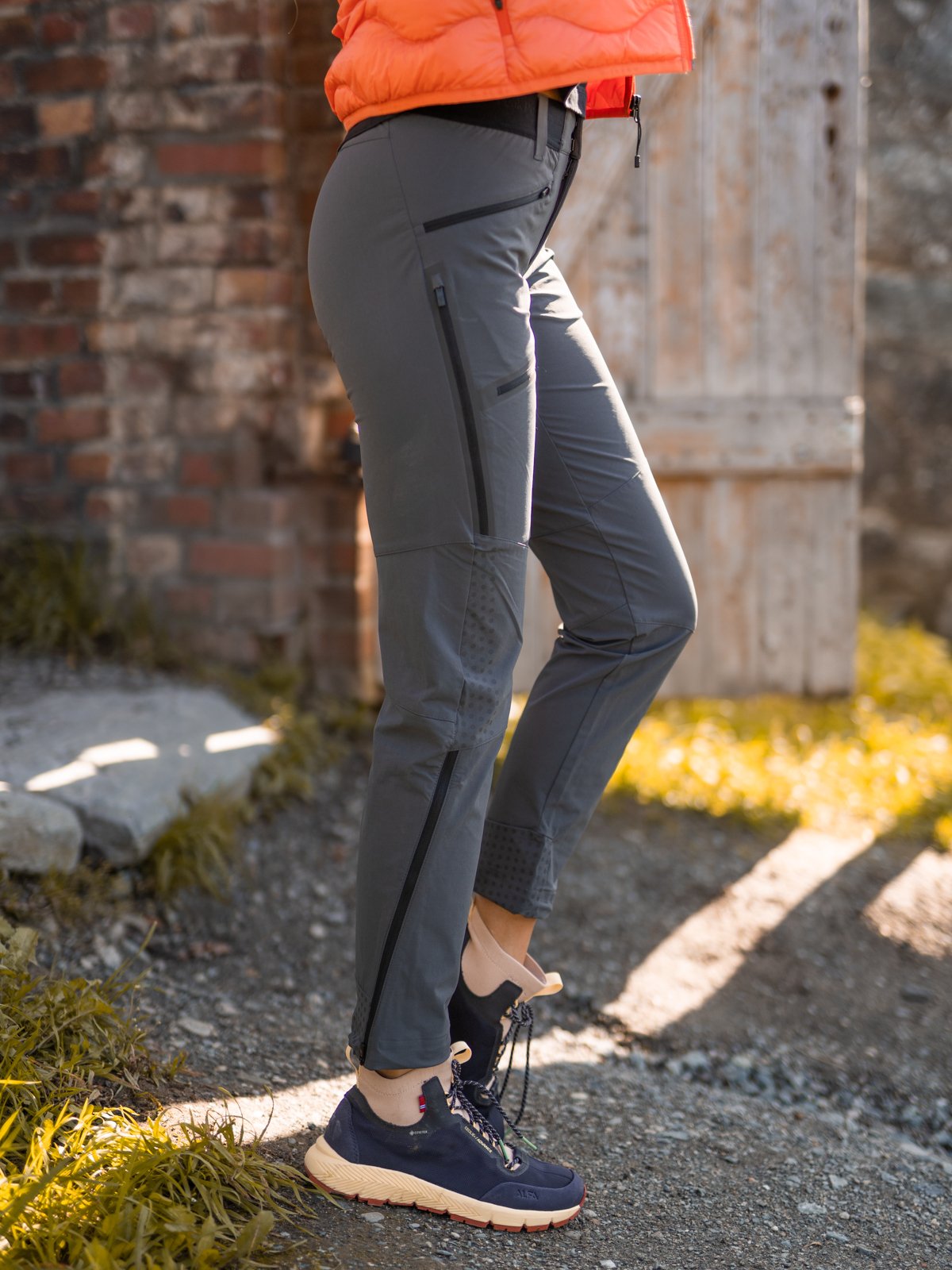 Peak Performance Light Softshell Vent Pants Motion Grey