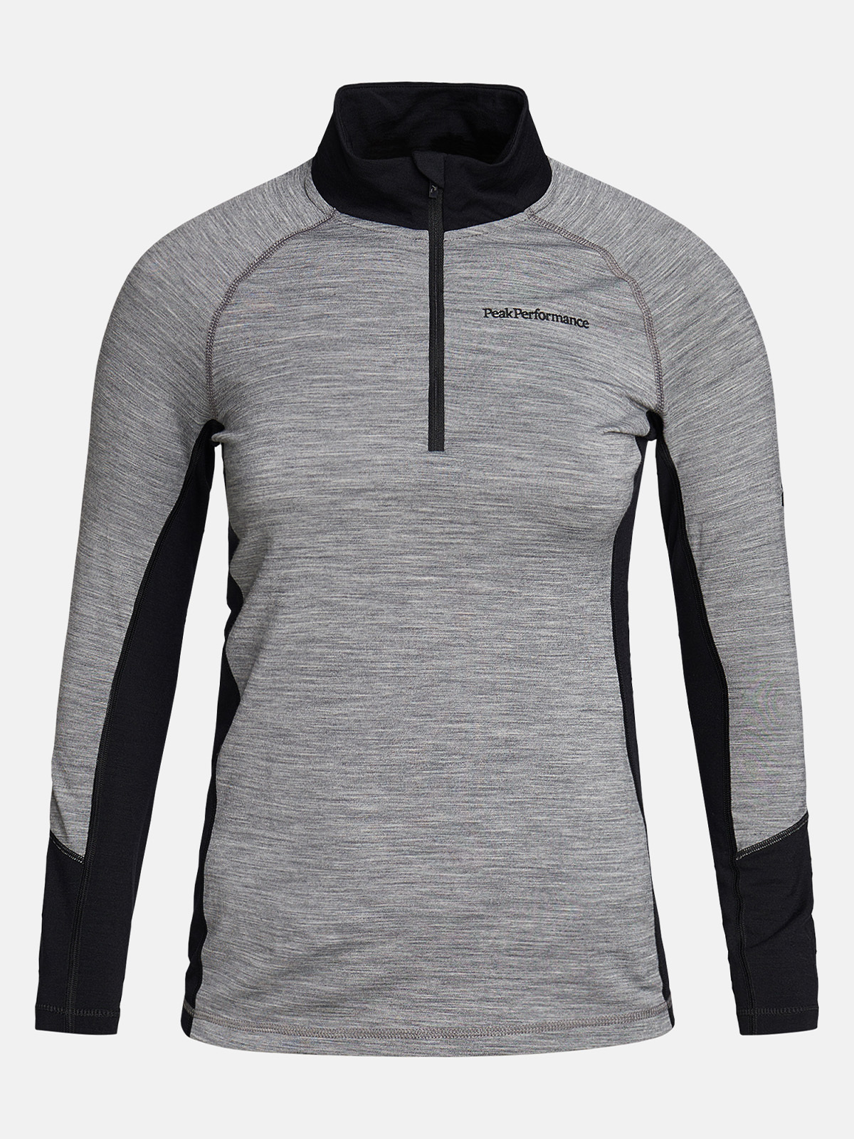 Peak Performance Magic Half Zip Grey Melange / Black