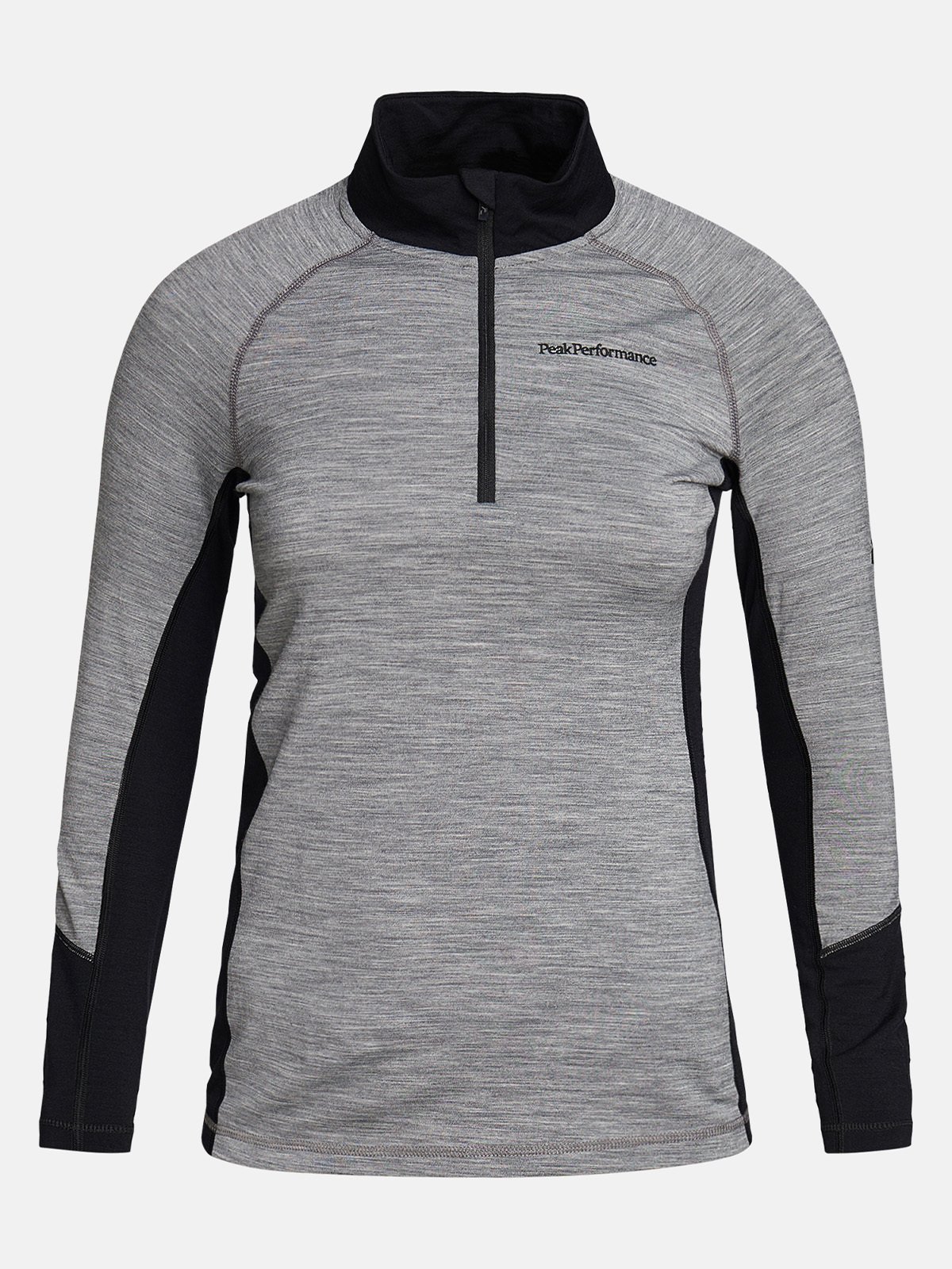 Peak Performance Magic Half Zip Grey Melange / Black