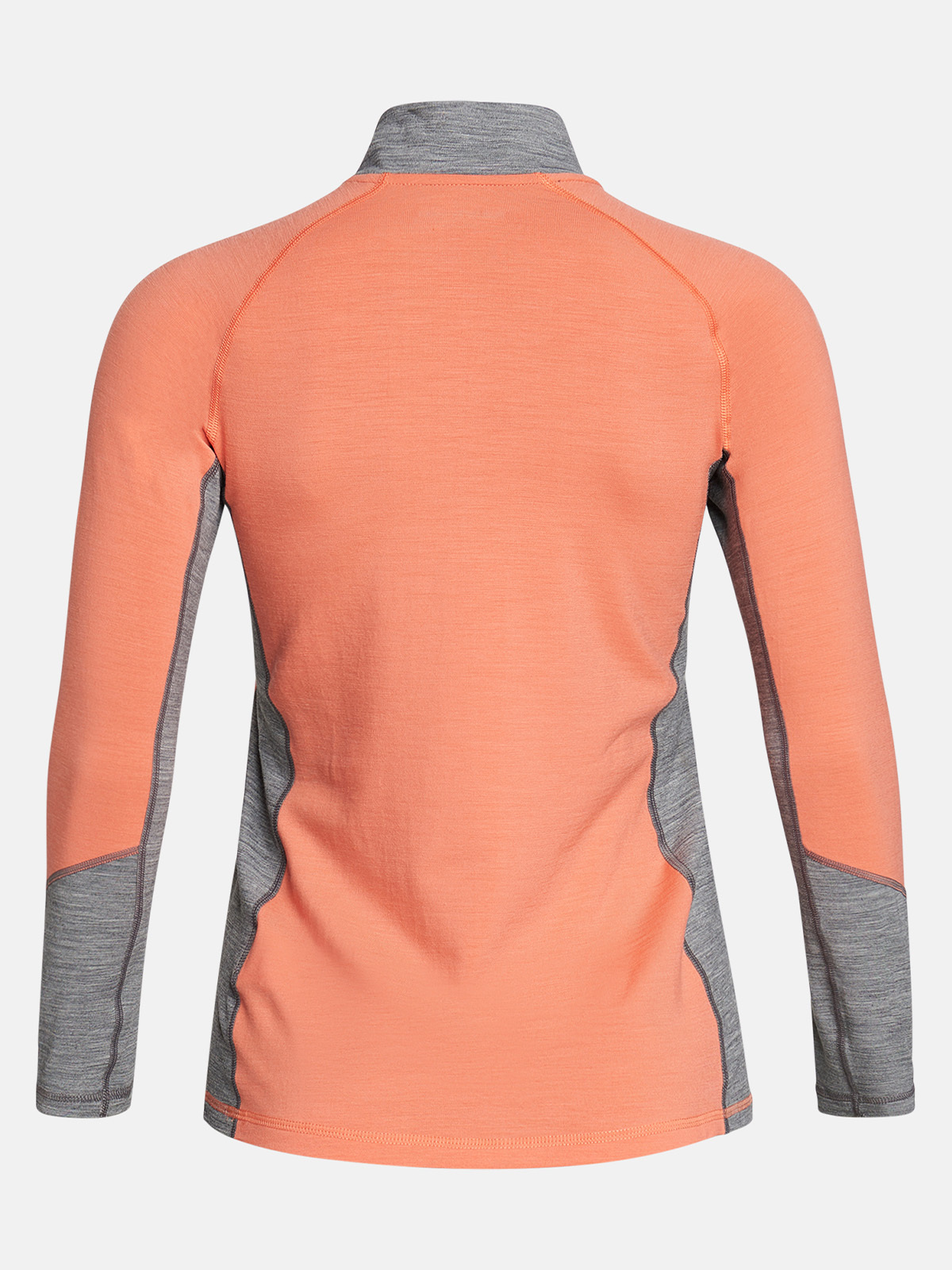 Peak Performance Magic Half Zip Light Orange / Grey Melange