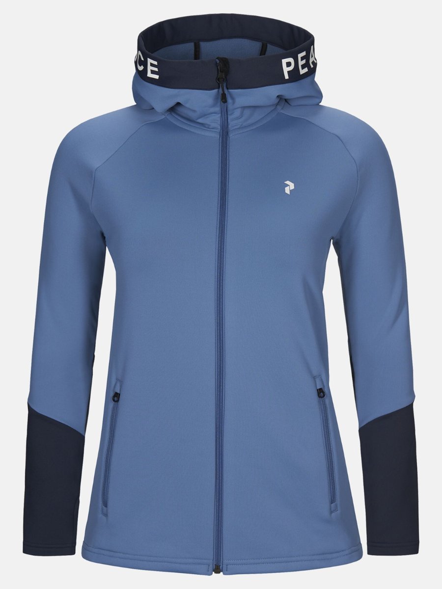 Peak Performance Rider Zip Hood Dark Haze