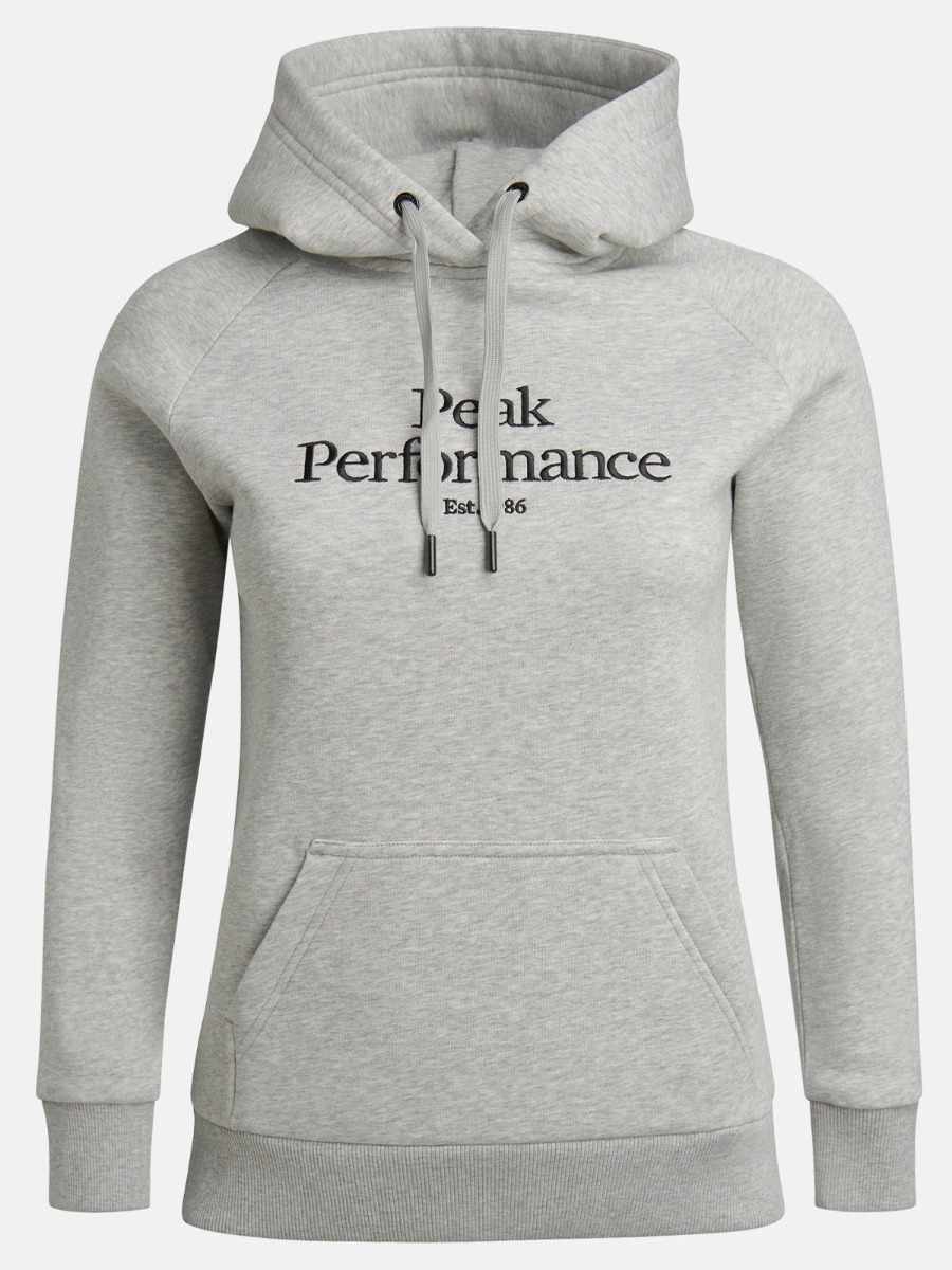 Peak Performance Original Hood Med Grey Melange