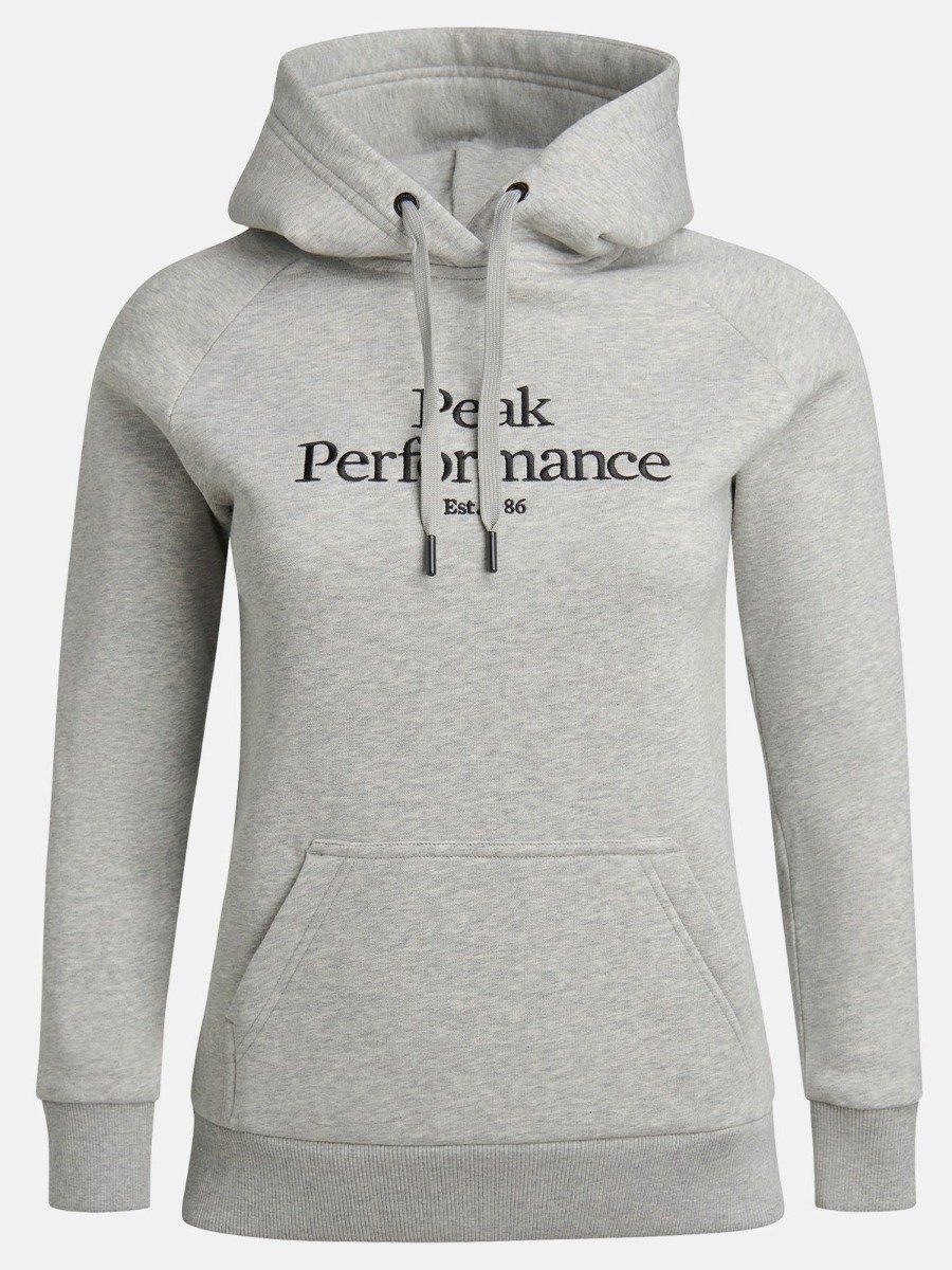 Peak Performance Original Hood Med Grey Melange