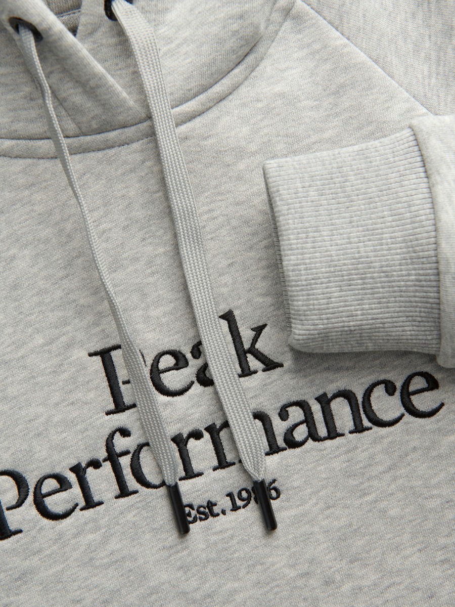 Peak Performance Original Hood Med Grey Melange