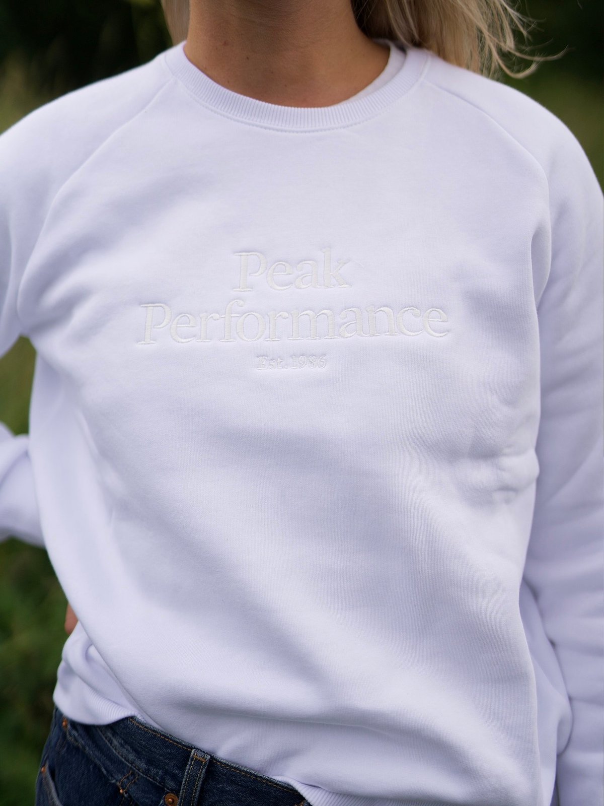 Peak Performance Original Crew White
