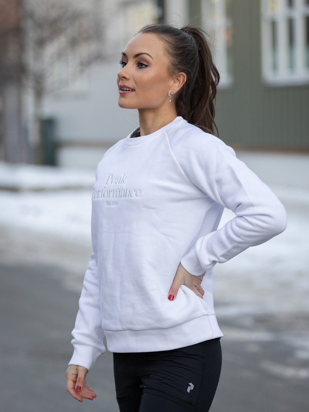 Peak Performance Original Crew White