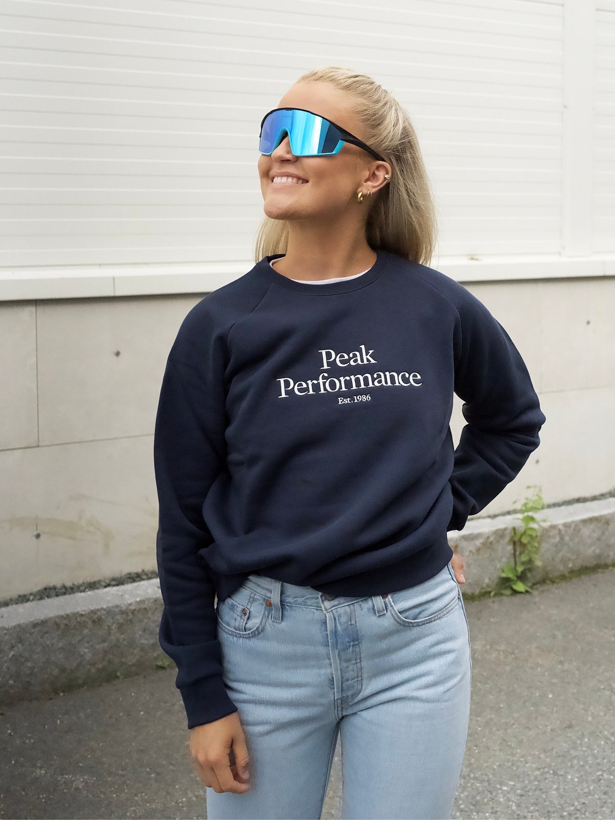 Peak Performance Original Crew Blue Shadow