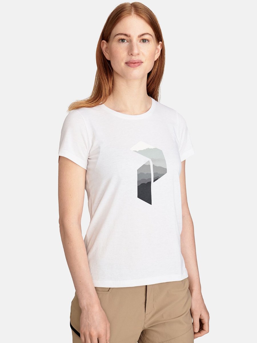 Peak Performance Explore Big P Tee White