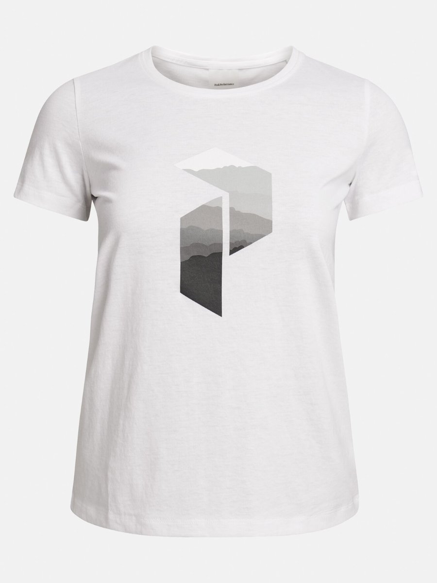 Peak Performance Explore Big P Tee White