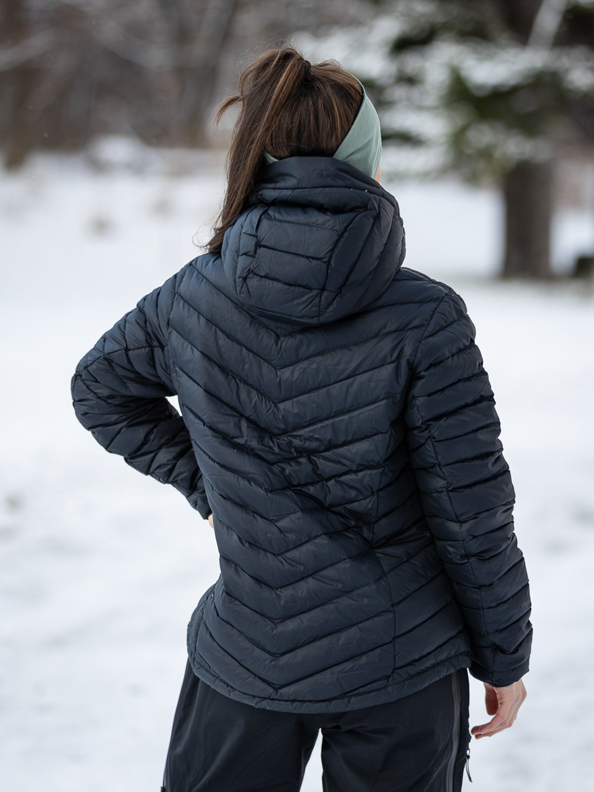 Peak Performance Frost Down Hood Jacket Svart