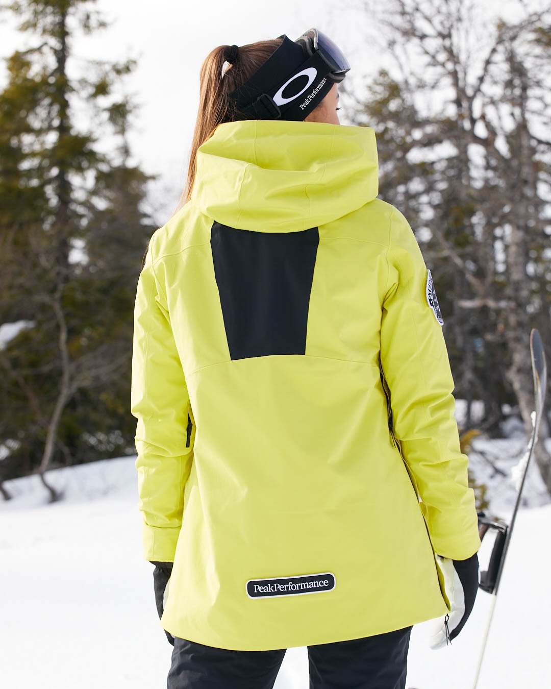 Peak Performance Vertixs 2L Jacket Patch Citrine / Black