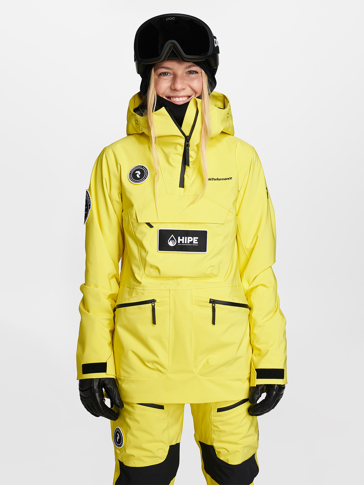 Peak Performance Vertixs 2L Jacket Patch Citrine / Black