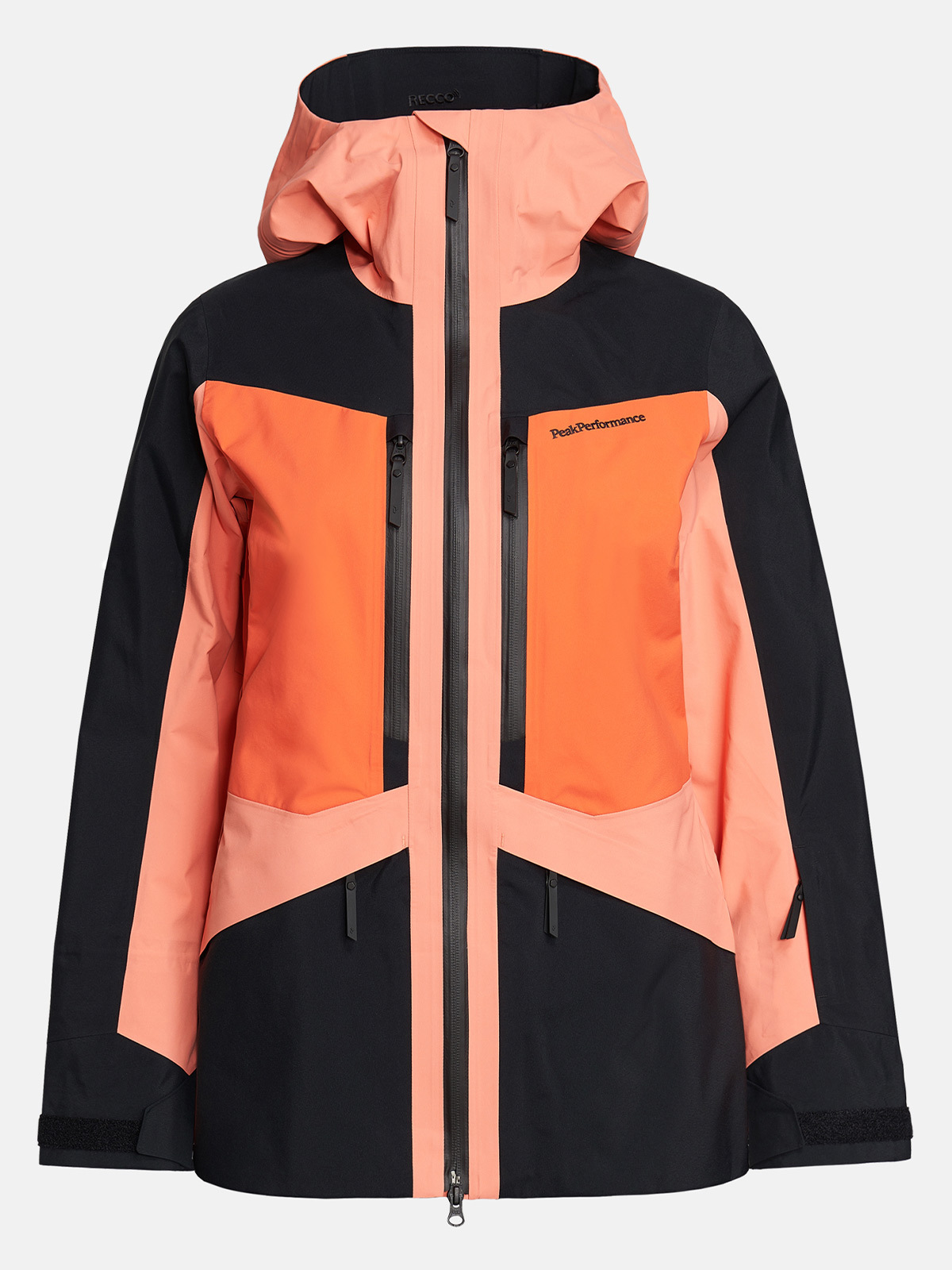 Peak Performance Gravity Jacket Light orange / Black / Zeal orange