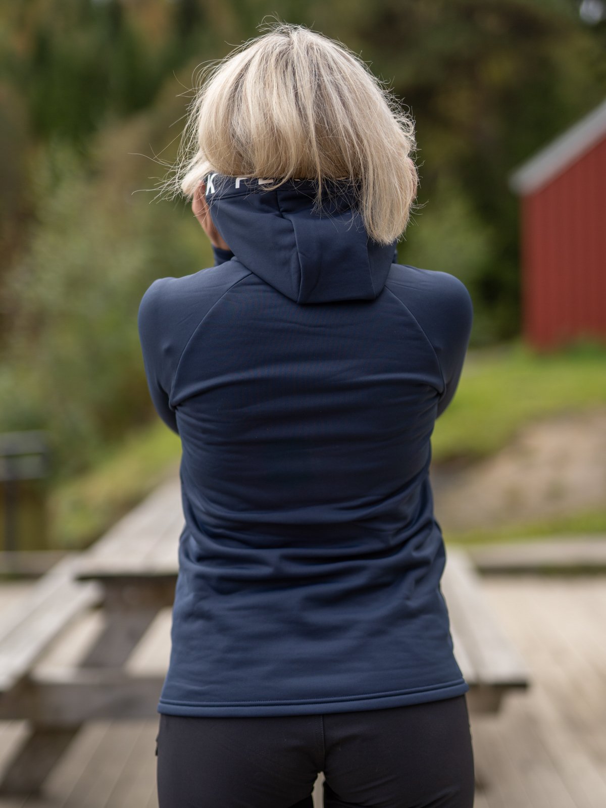 Peak Performance Rider Zip Hood Blue shadow