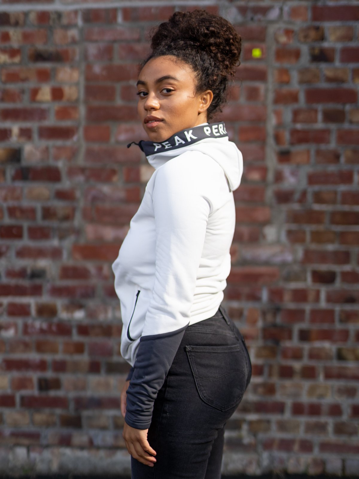 Peak Performance Rider Zip Hood Offwhite