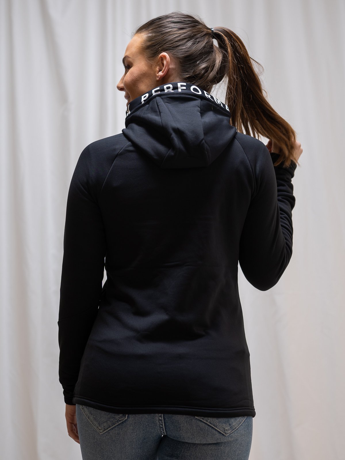 Peak Performance Rider Zip Hood Black
