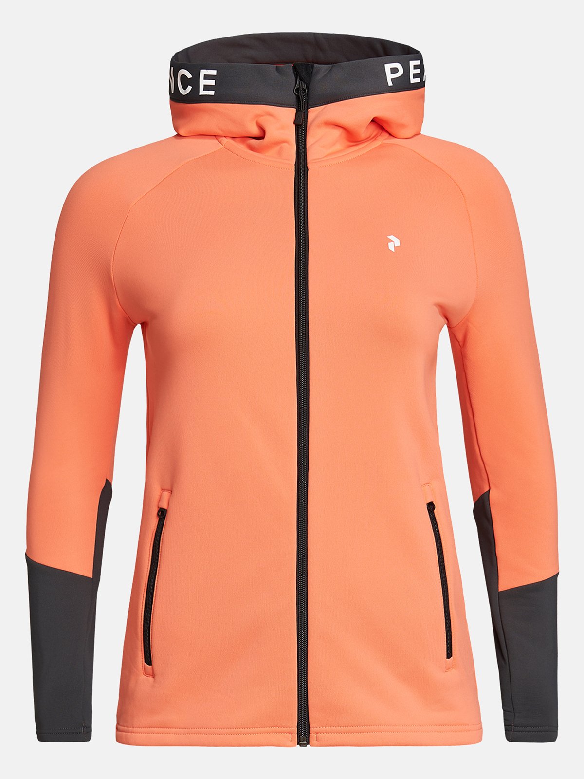 Peak Performance Rider Zip Hood Light orange