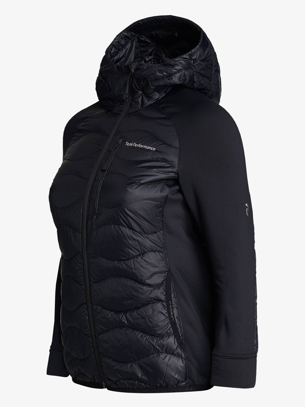 Peak Performance W Helium Down Hybrid Hood J Black